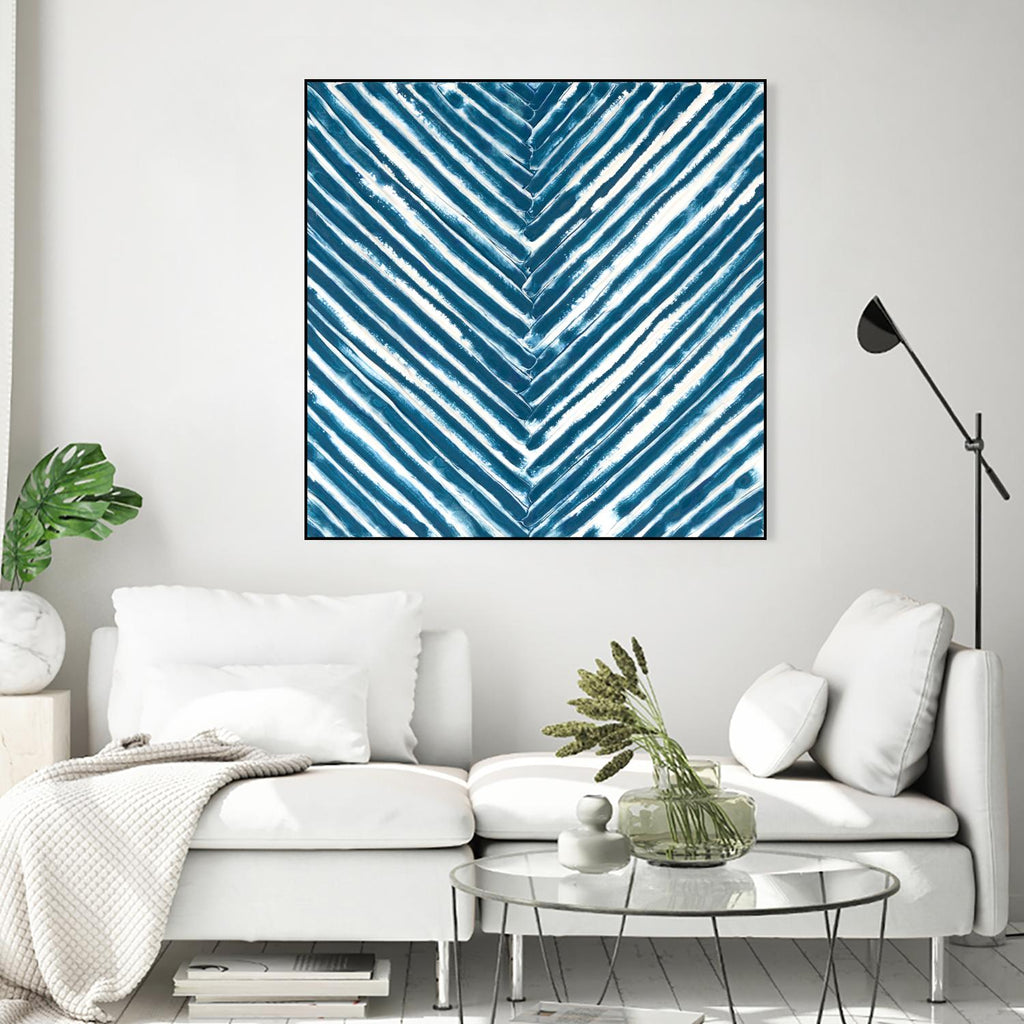 Slats III by Jenna Guthrie on GIANT ART - blue abstract abstract