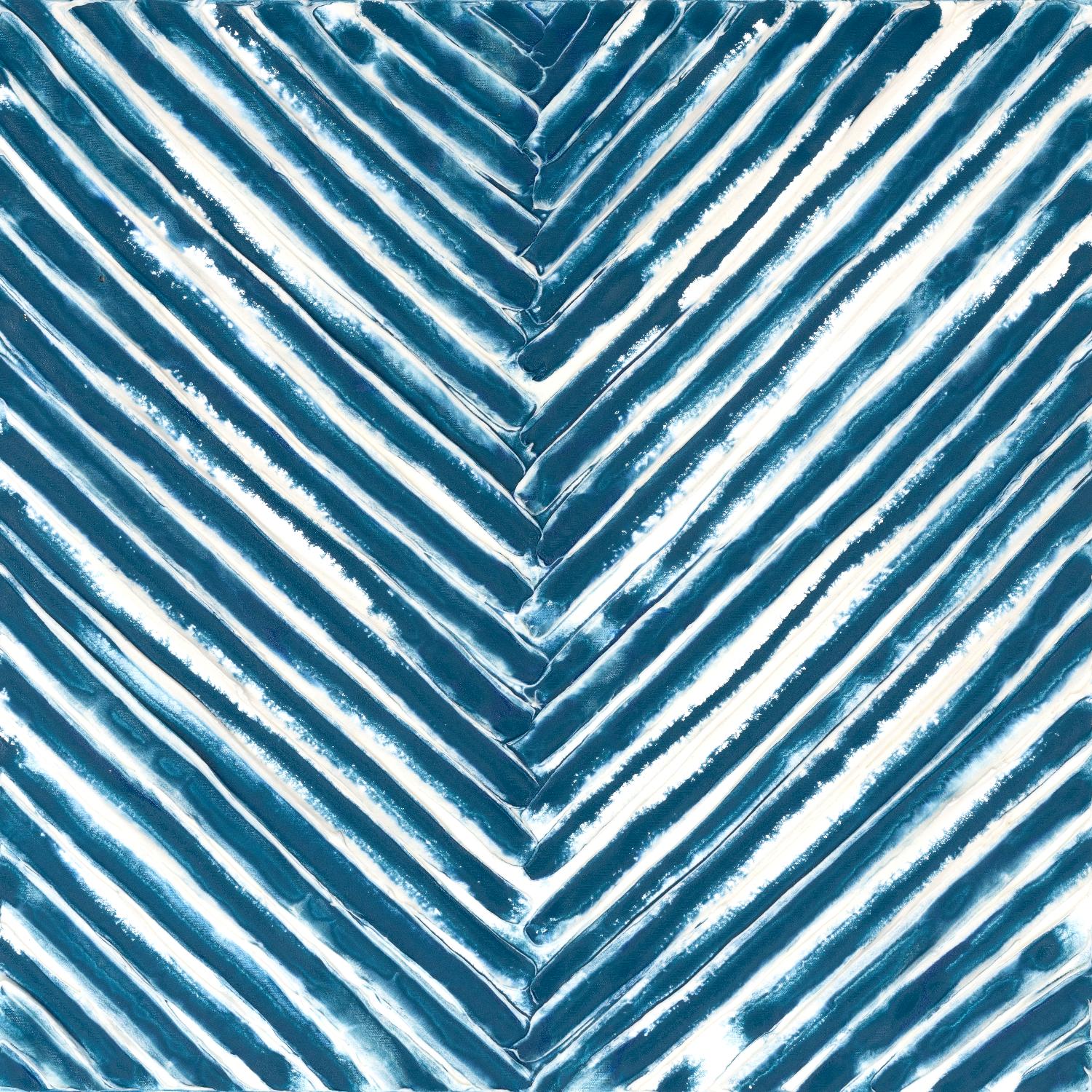 Slats III by Jenna Guthrie on GIANT ART - blue abstract abstract