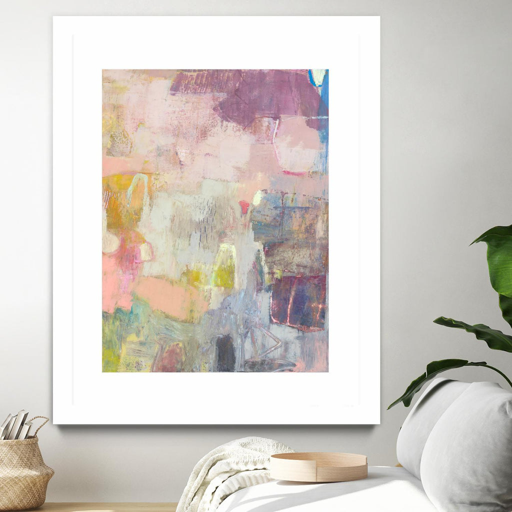 Lann I by Sue Jachimiec on GIANT ART - pink abstract abstract