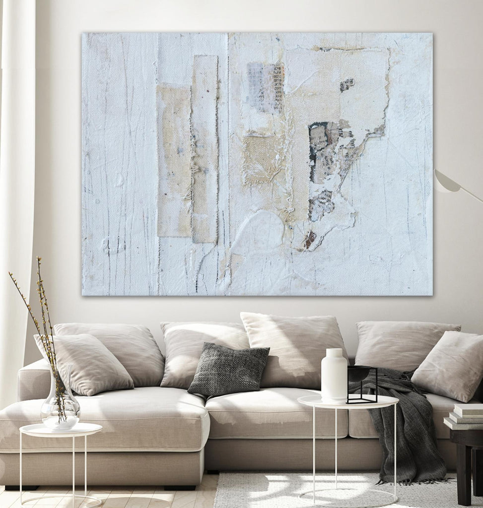 Broken to Beautiful 3 by Erin Ashley on GIANT ART - beige abstract abstract 