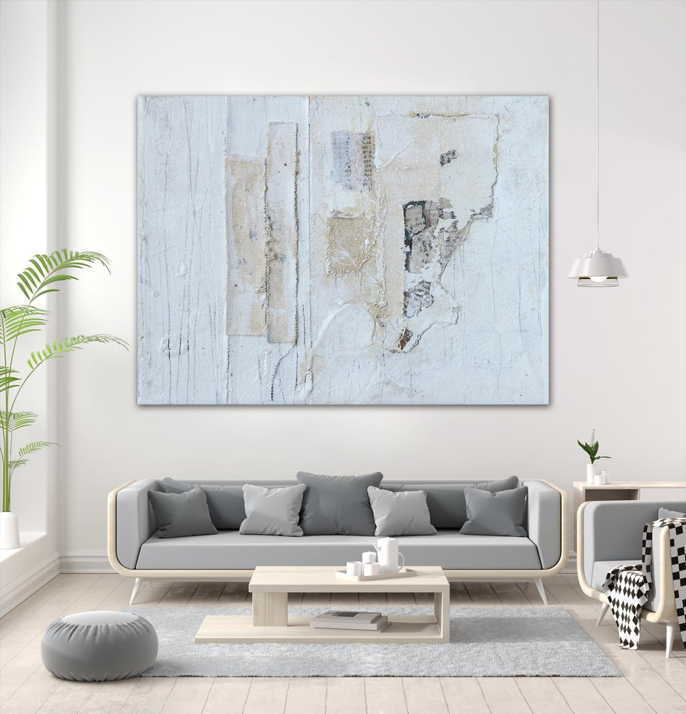 Broken to Beautiful 3 by Erin Ashley on GIANT ART - beige abstract abstract 
