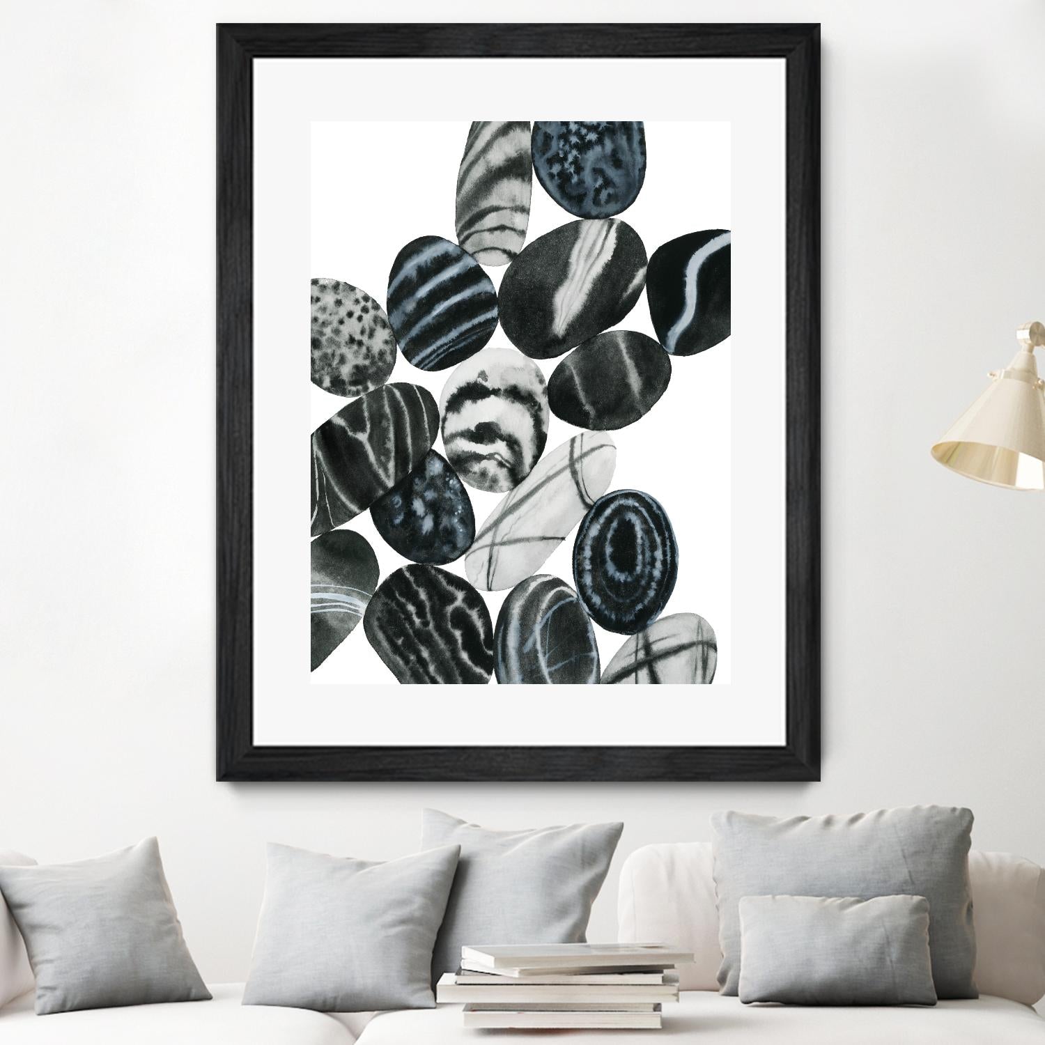 Dalmatian Rocks I by Grace Popp on GIANT ART - white abstract abstract