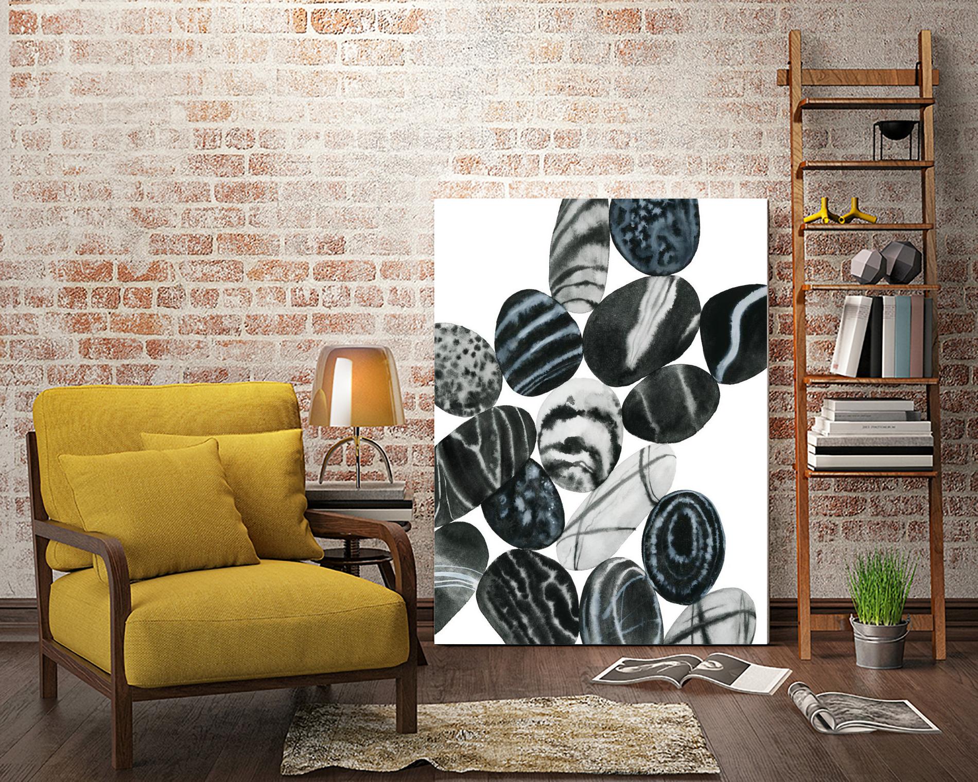 Dalmatian Rocks I by Grace Popp on GIANT ART - white abstract abstract