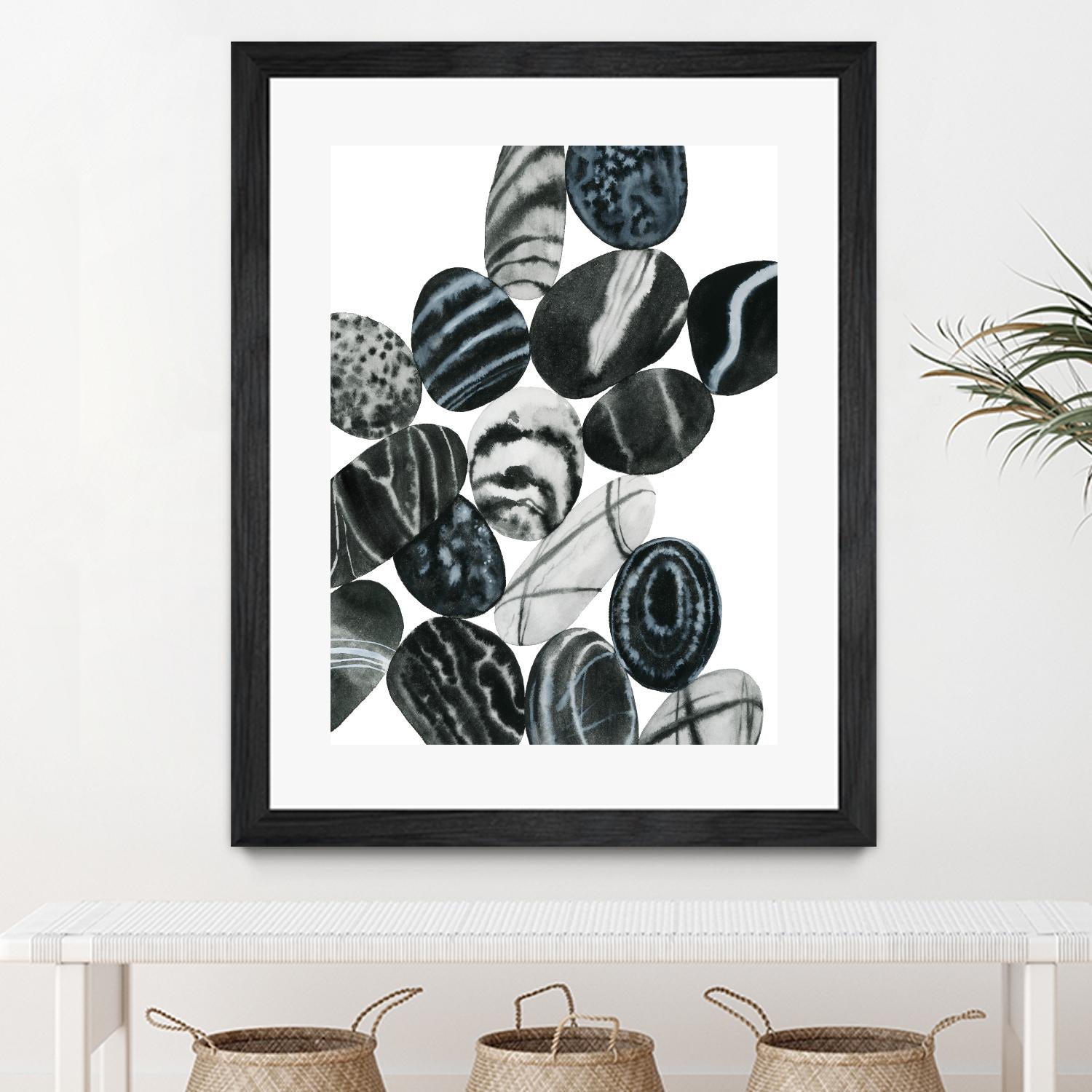 Dalmatian Rocks I by Grace Popp on GIANT ART - white abstract abstract