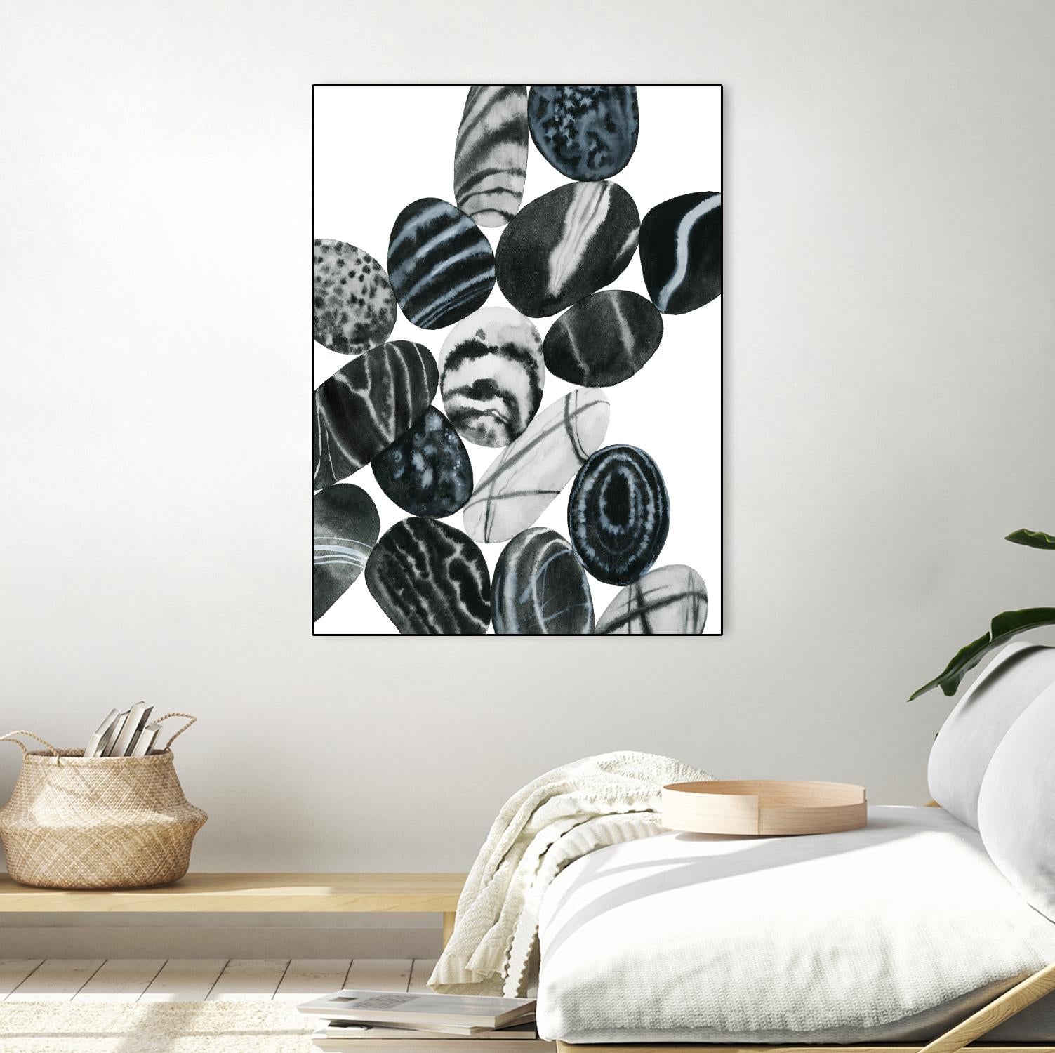 Dalmatian Rocks I by Grace Popp on GIANT ART - white abstract abstract