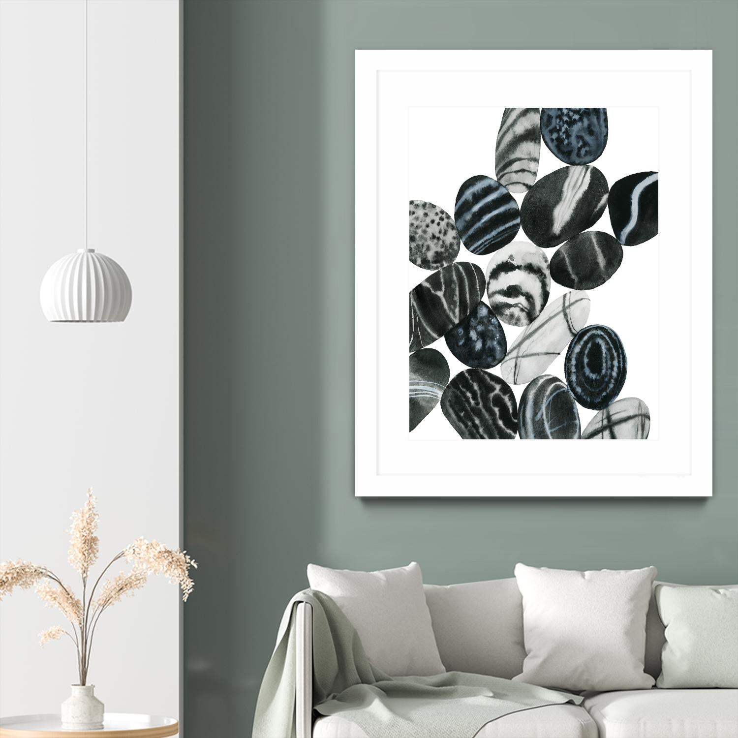 Dalmatian Rocks I by Grace Popp on GIANT ART - white abstract abstract