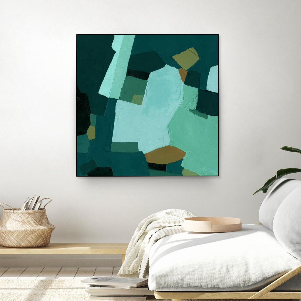 Palette Abstract II by Emma Caroline on GIANT ART - green abstract abstract