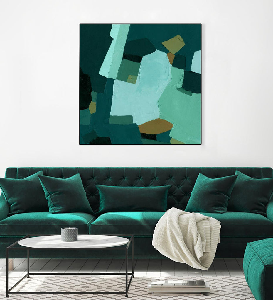 Palette Abstract II by Emma Caroline on GIANT ART - green abstract abstract