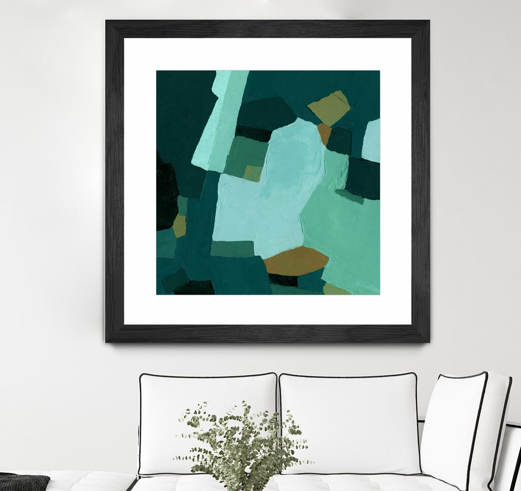 Palette Abstract II by Emma Caroline on GIANT ART - green abstract abstract