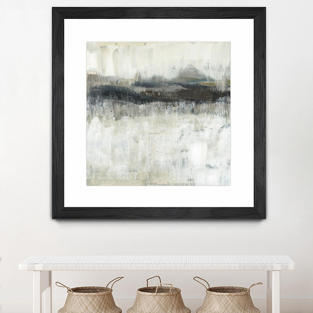 Neutral Horizon Line II by Jennifer Goldberger on GIANT ART - beige abstract abstract