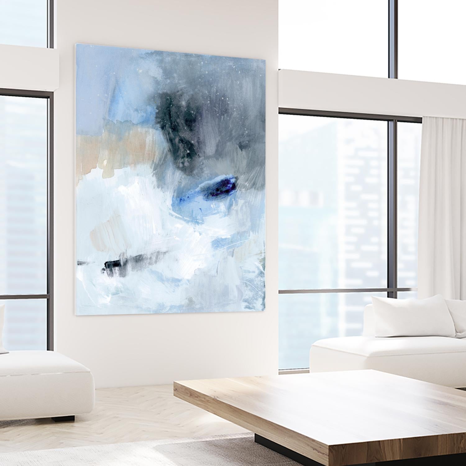 Welle II by Victoria Barnes on GIANT ART - beige abstract abstract 