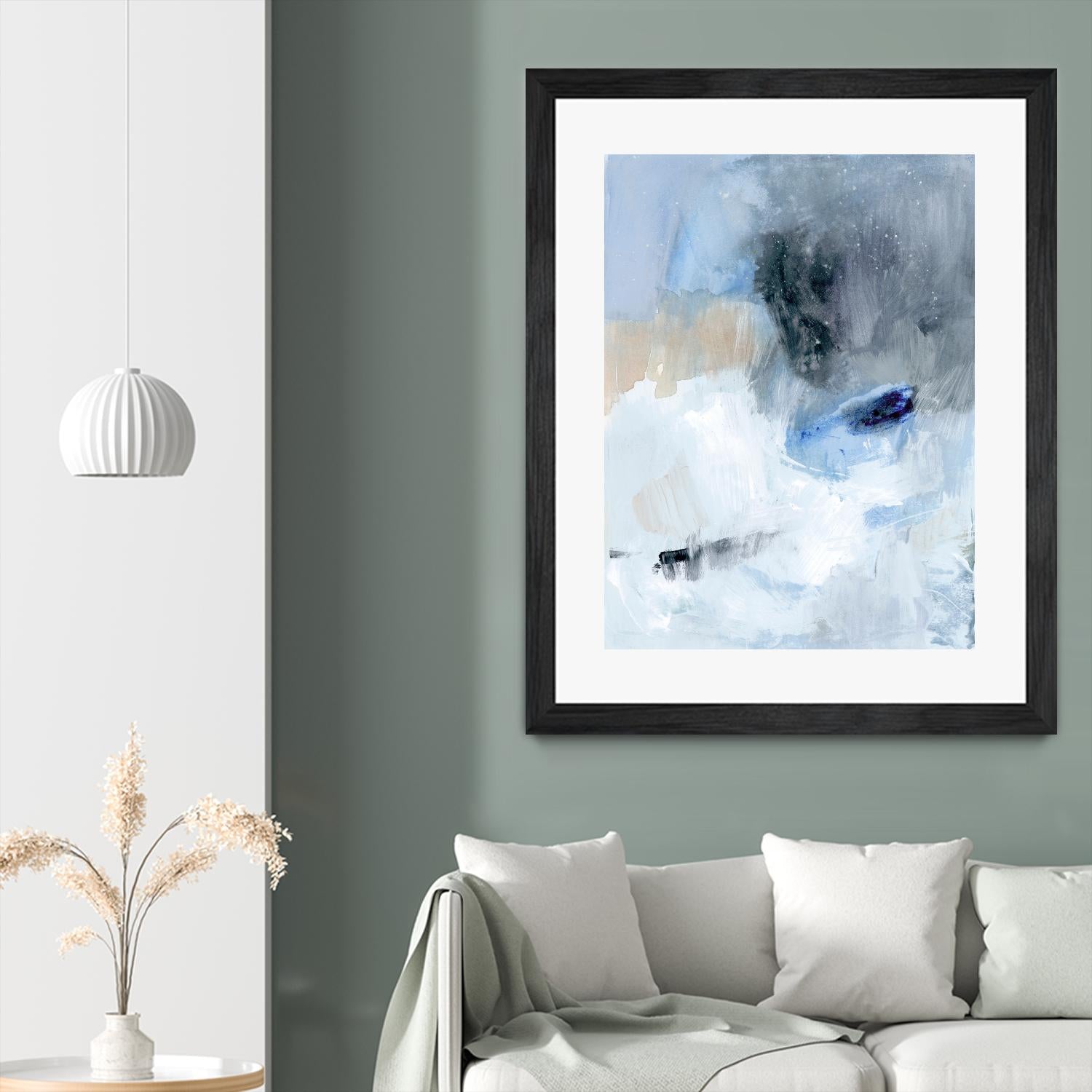 Welle II by Victoria Barnes on GIANT ART - beige abstract abstract 