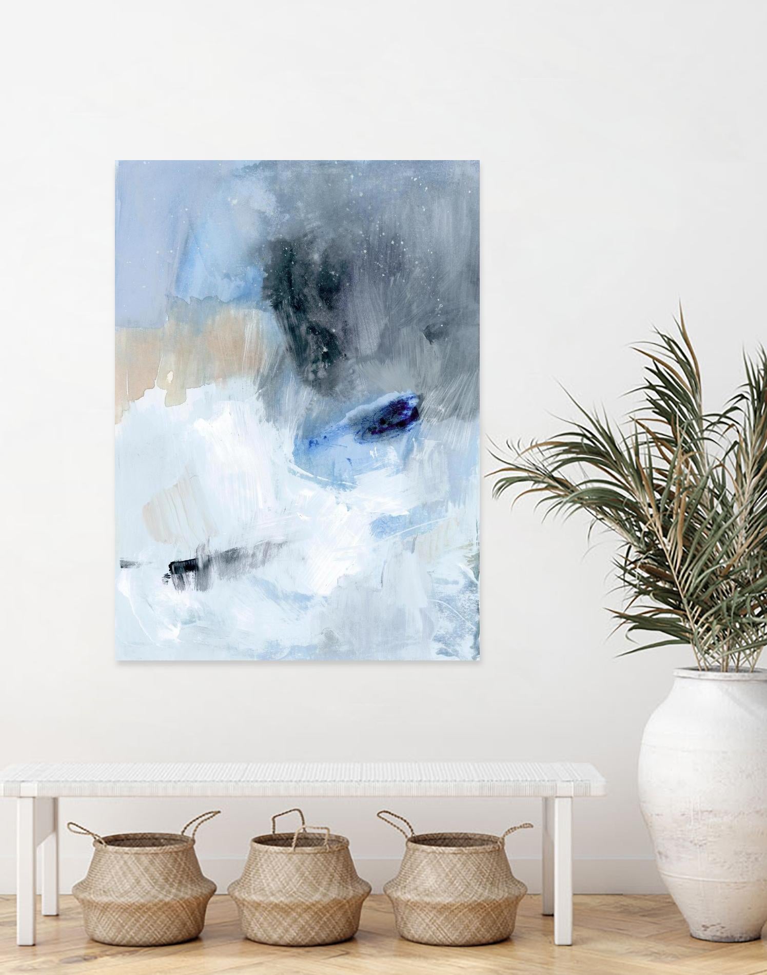 Welle II by Victoria Barnes on GIANT ART - beige abstract abstract 