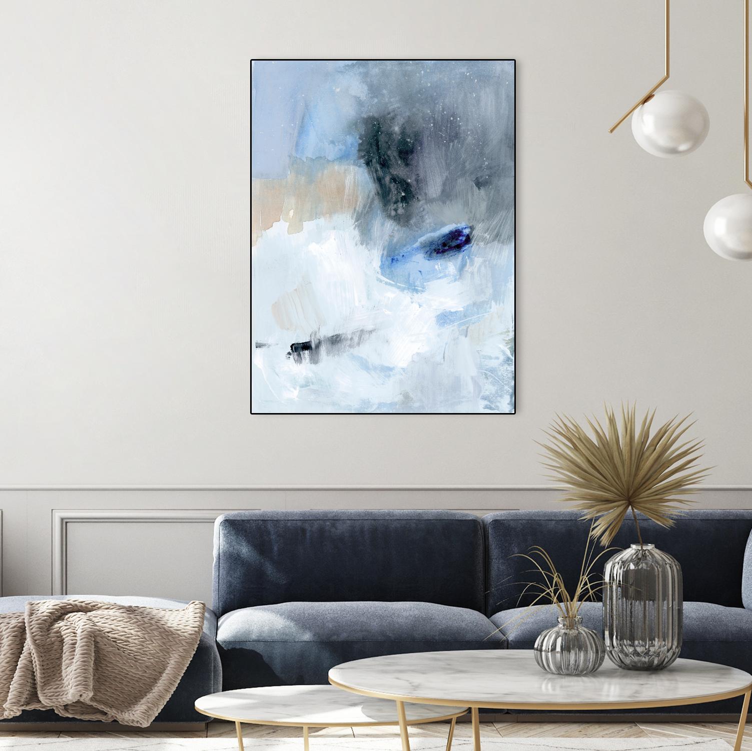 Welle II by Victoria Barnes on GIANT ART - beige abstract abstract 