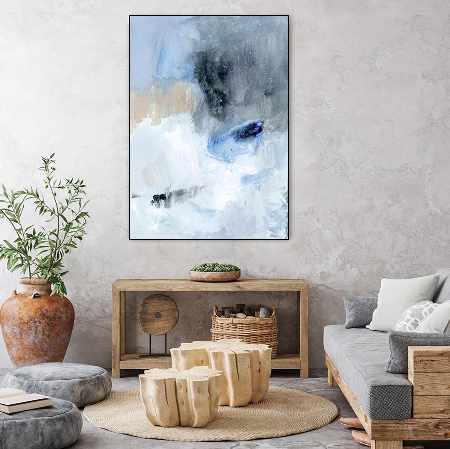 Welle II by Victoria Barnes on GIANT ART - beige abstract abstract 