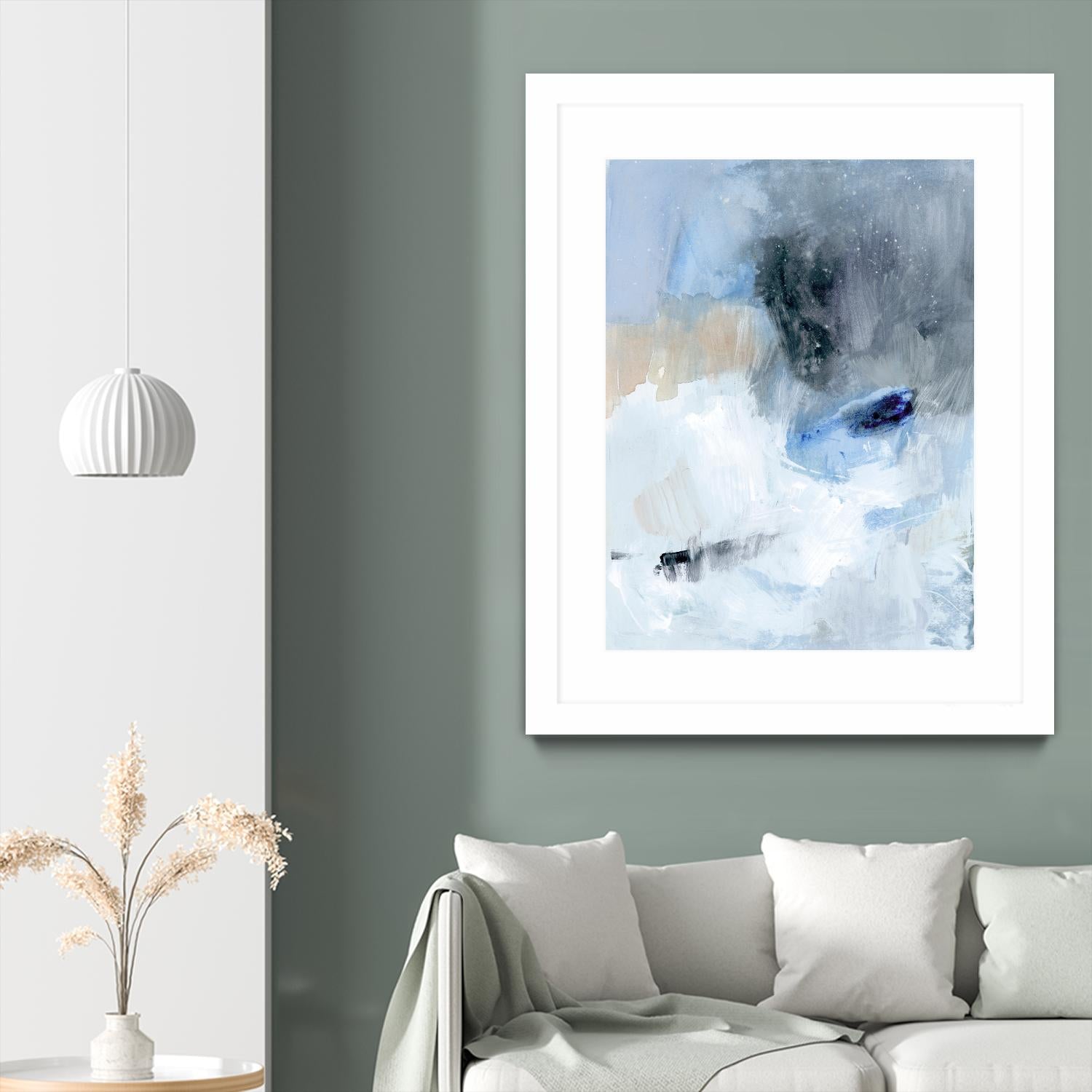 Welle II by Victoria Barnes on GIANT ART - beige abstract abstract 