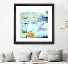 Abstract Beach by Karen Fields on GIANT ART - green abstract abstract