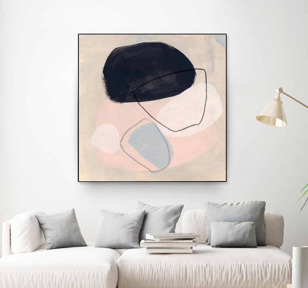 Keystone II by June Vess on GIANT ART - pink abstract abstract