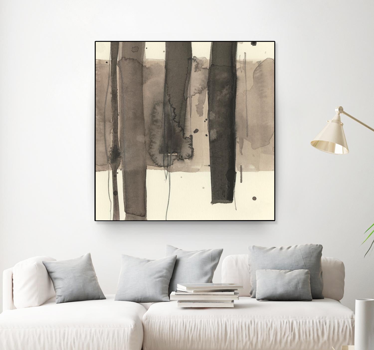 Wood Piling I by Samuel Dixon on GIANT ART - beige abstract abstract