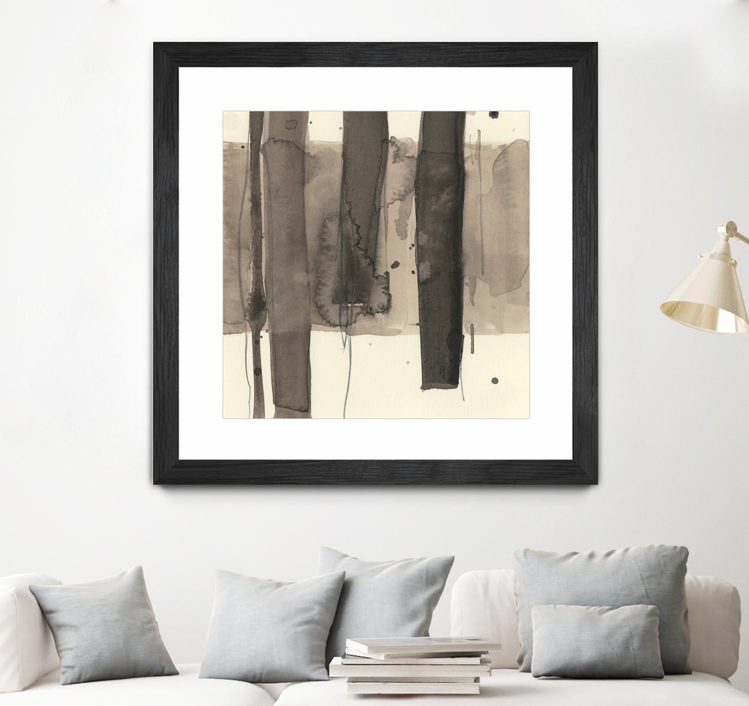 Wood Piling I by Samuel Dixon on GIANT ART - beige abstract abstract