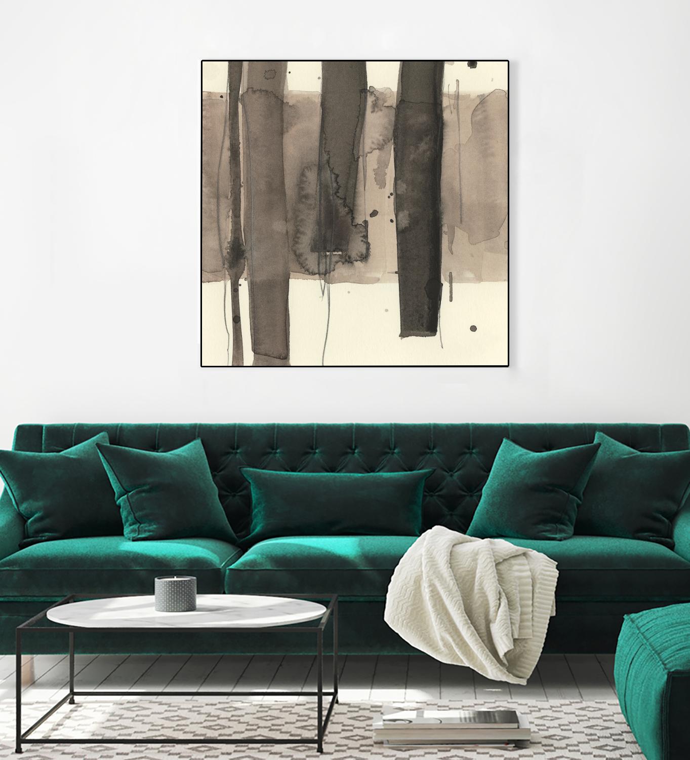 Wood Piling I by Samuel Dixon on GIANT ART - beige abstract abstract