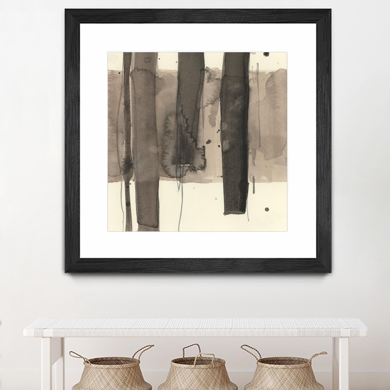 Wood Piling I by Samuel Dixon on GIANT ART - beige abstract abstract