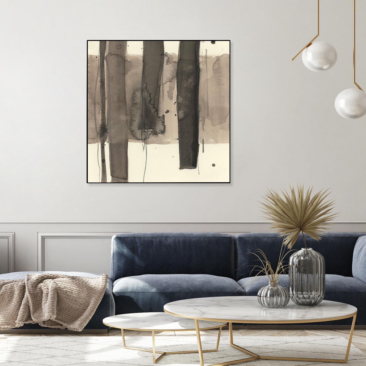 Wood Piling I by Samuel Dixon on GIANT ART - beige abstract abstract