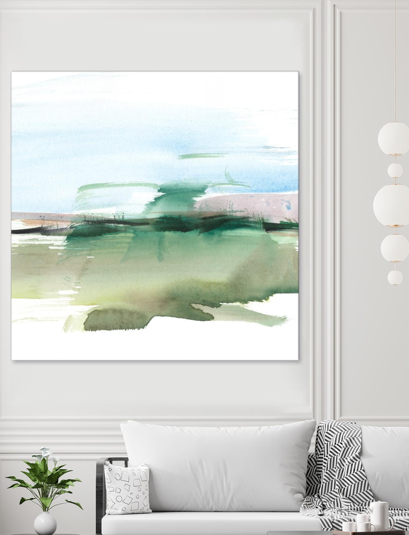 Abstract Wetland II by Ethan Harper on GIANT ART - green abstract abstract 