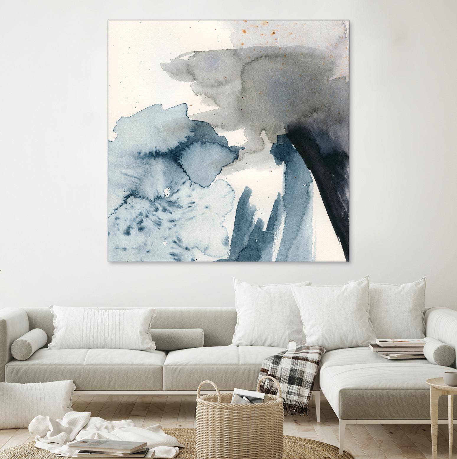 Winter Current III by Victoria Barnes on GIANT ART - blue abstract abstract