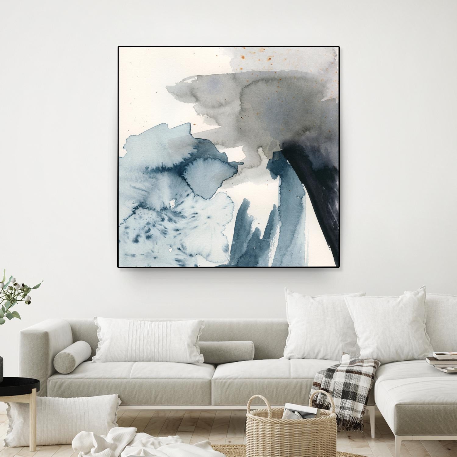 Winter Current III by Victoria Barnes on GIANT ART - blue abstract abstract