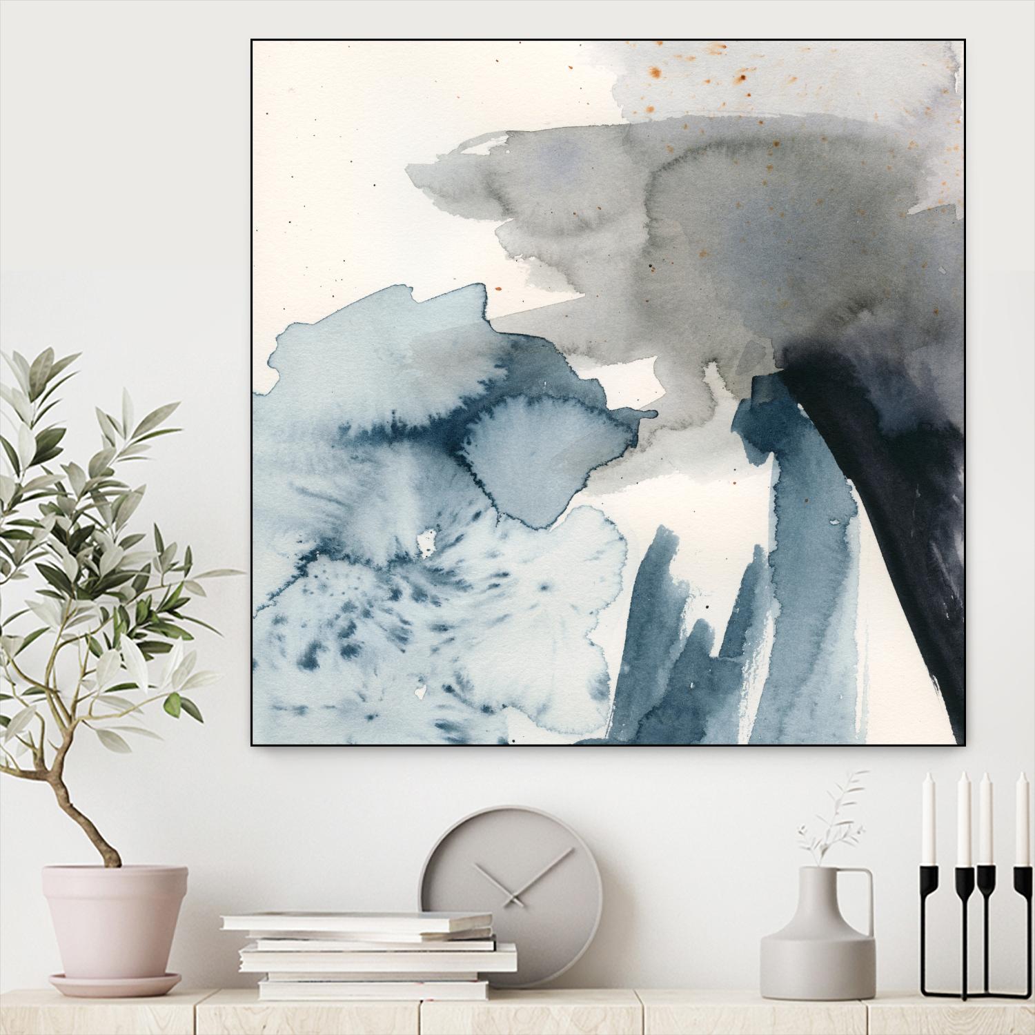 Winter Current III by Victoria Barnes on GIANT ART - blue abstract abstract