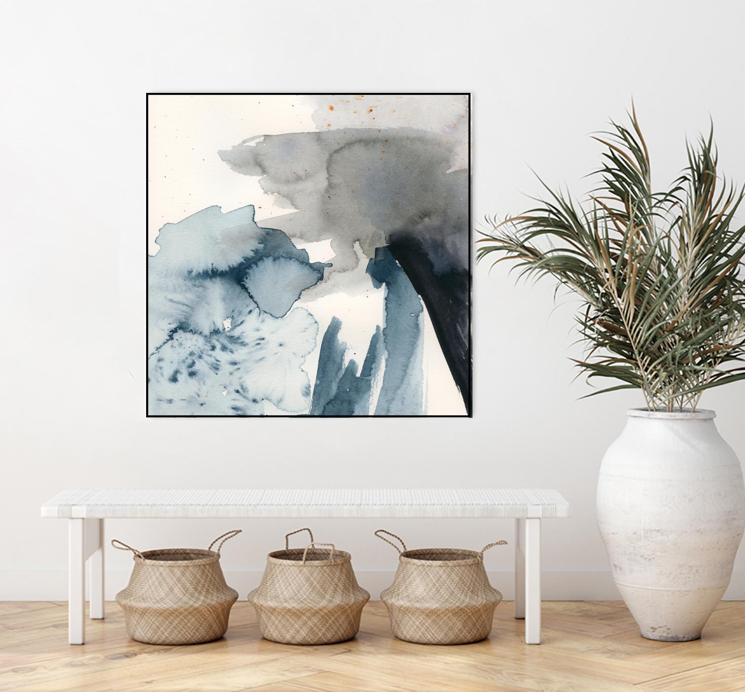 Winter Current III by Victoria Barnes on GIANT ART - blue abstract abstract