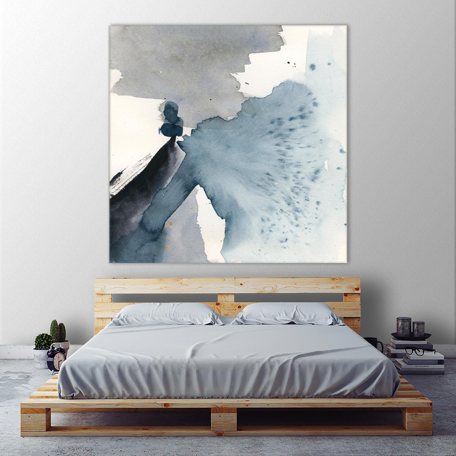 Winter Current IV by Victoria Barnes on GIANT ART - blue abstract abstract