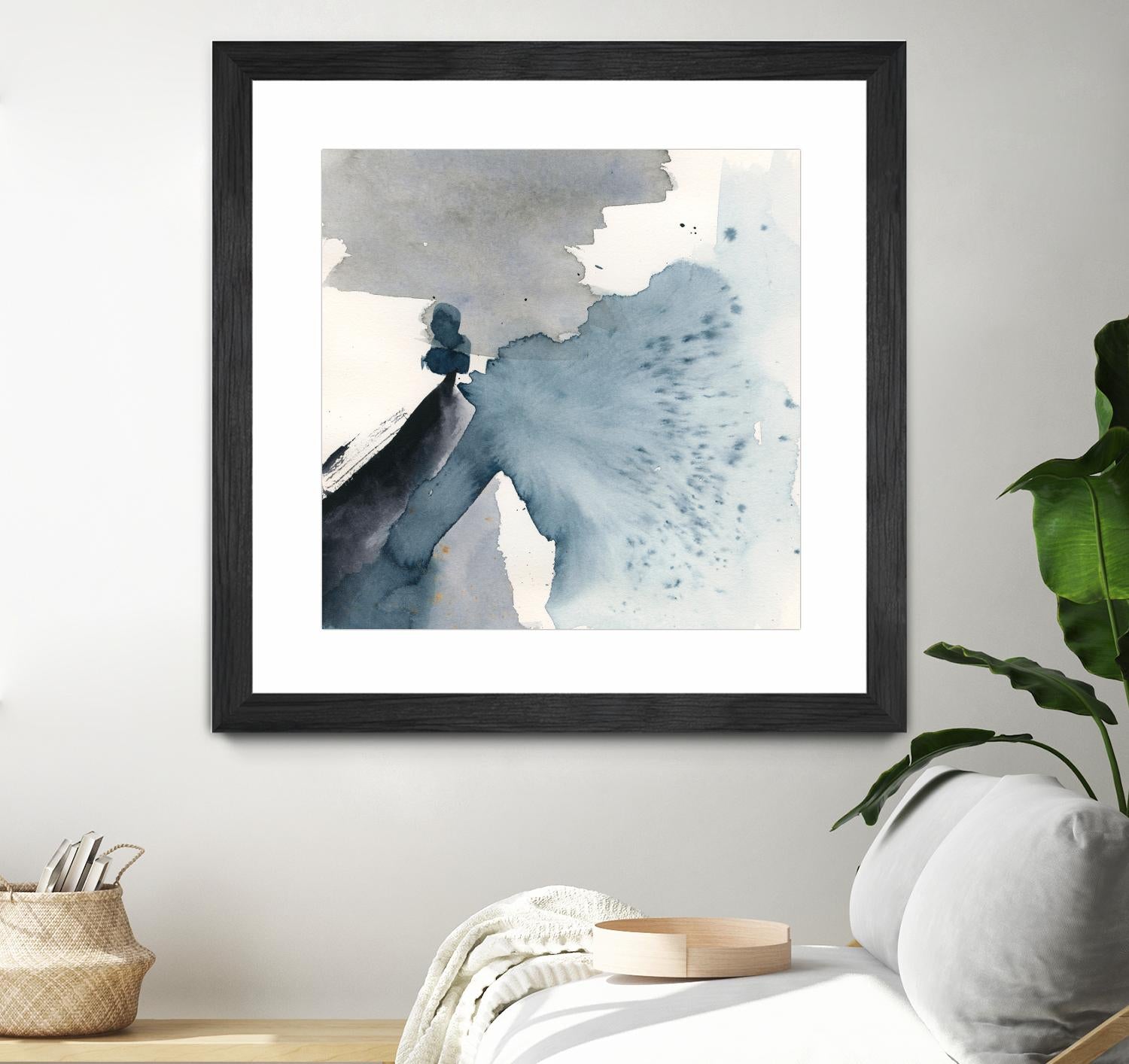 Winter Current IV by Victoria Barnes on GIANT ART - blue abstract abstract