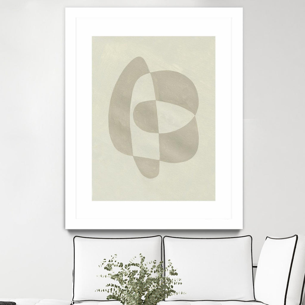 Soft Shape III by Emma Caroline on GIANT ART - beige  abstract abstract 