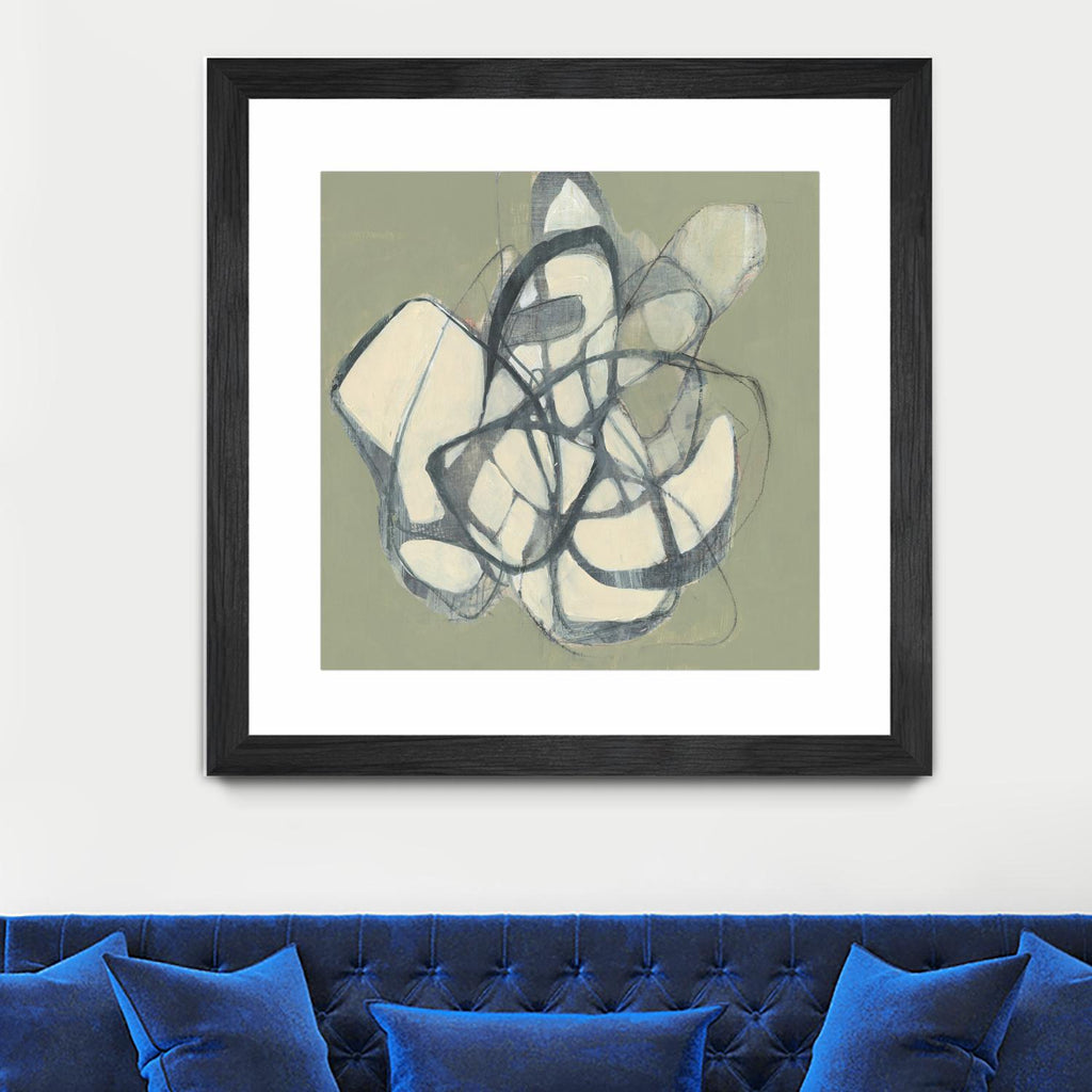 Interweb II by Jennifer Goldberger on GIANT ART - beige abstract abstract
