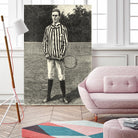 Harpers Weekly Tennis III by Unknown on GIANT ART - black leisure