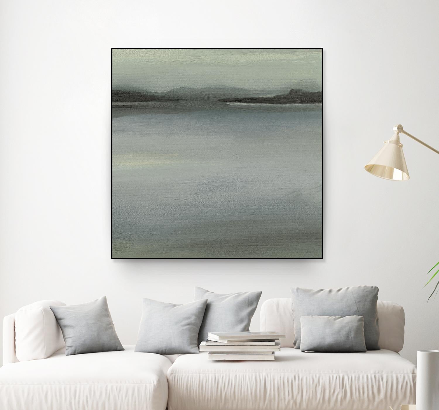 Abstract Horizon V by Ethan Harper on GIANT ART - blue abstract