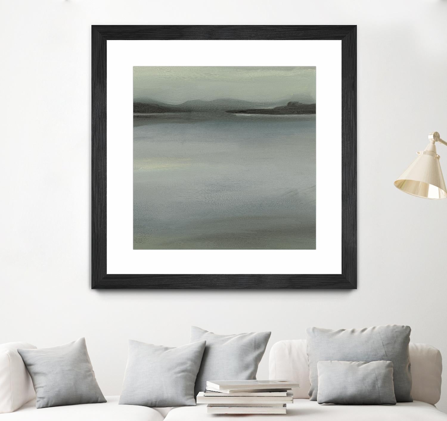 Abstract Horizon V by Ethan Harper on GIANT ART - blue abstract