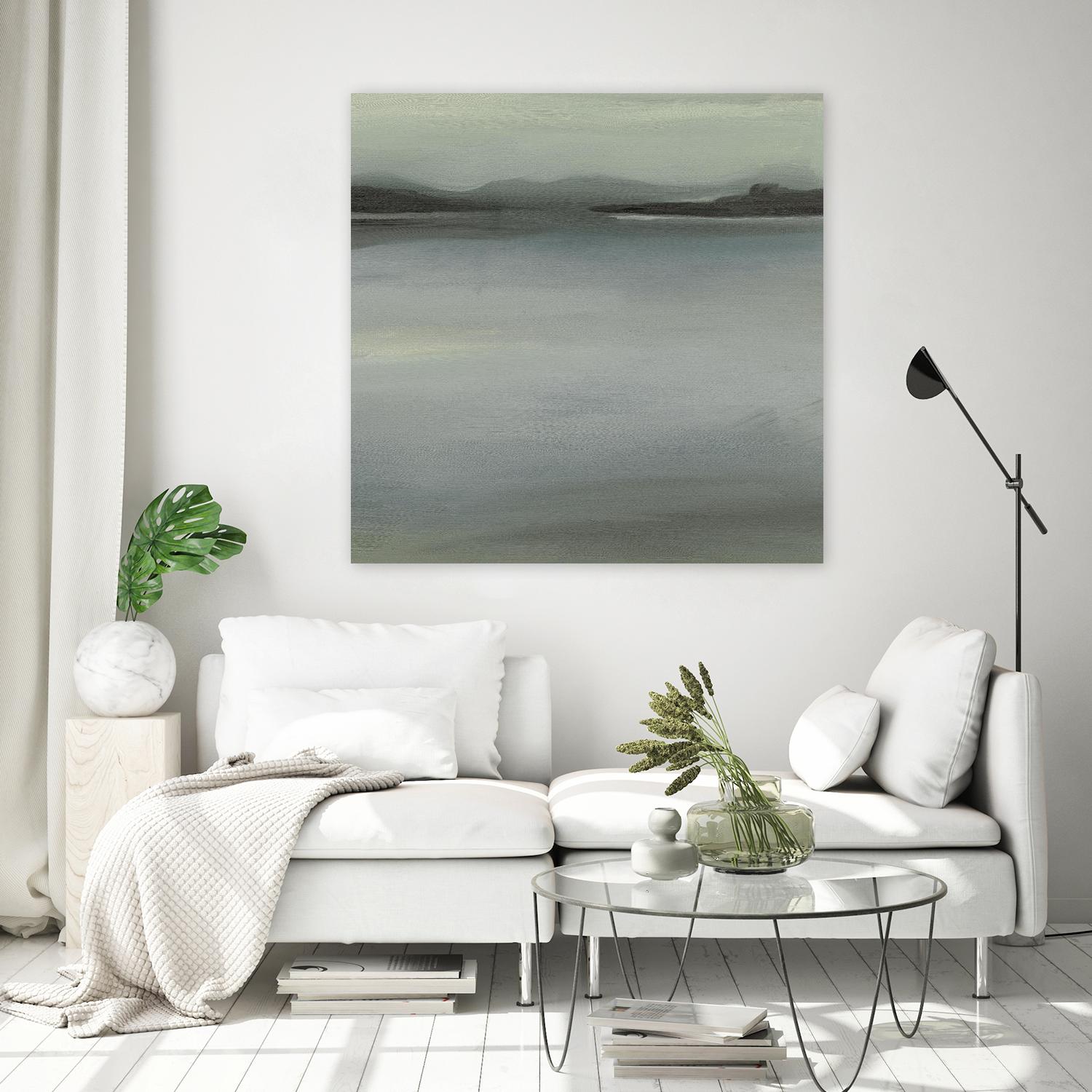 Abstract Horizon V by Ethan Harper on GIANT ART - blue abstract