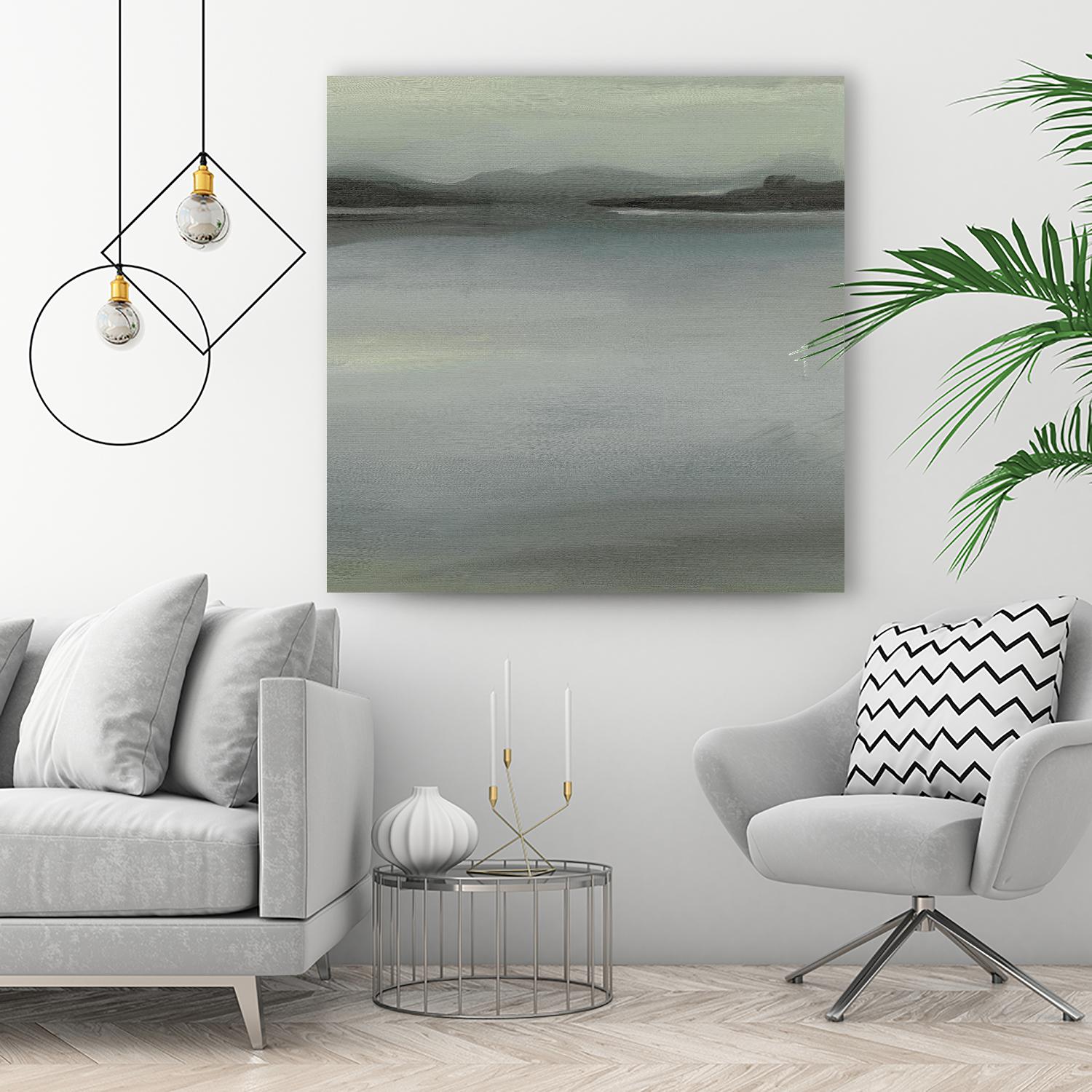 Abstract Horizon V by Ethan Harper on GIANT ART - blue abstract