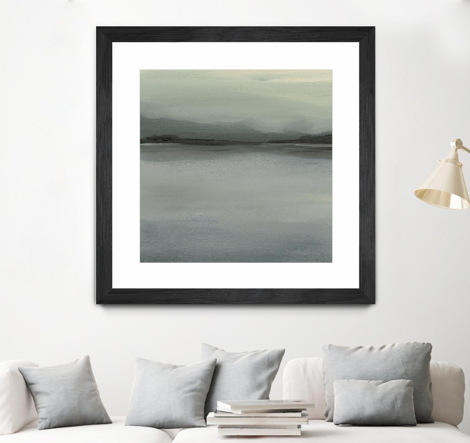 Abstract Horizon VI by Ethan Harper on GIANT ART - blue abstract