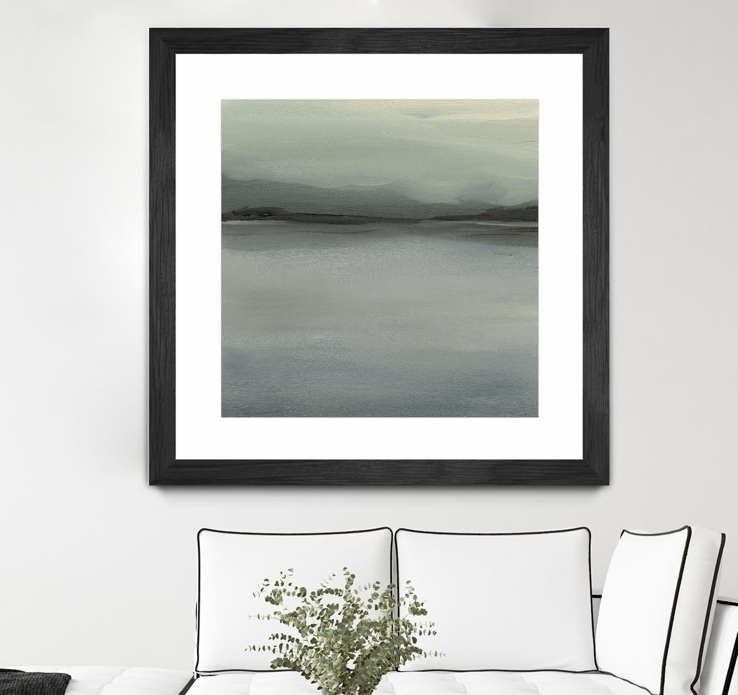 Abstract Horizon VI by Ethan Harper on GIANT ART - blue abstract