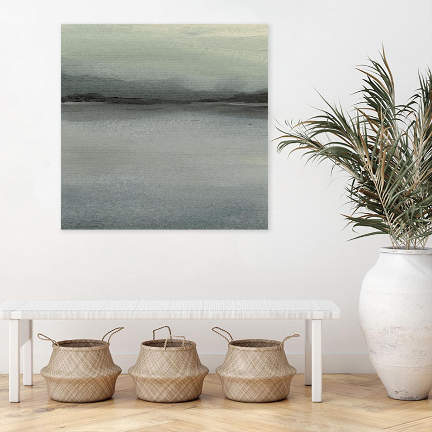 Abstract Horizon VI by Ethan Harper on GIANT ART - blue abstract