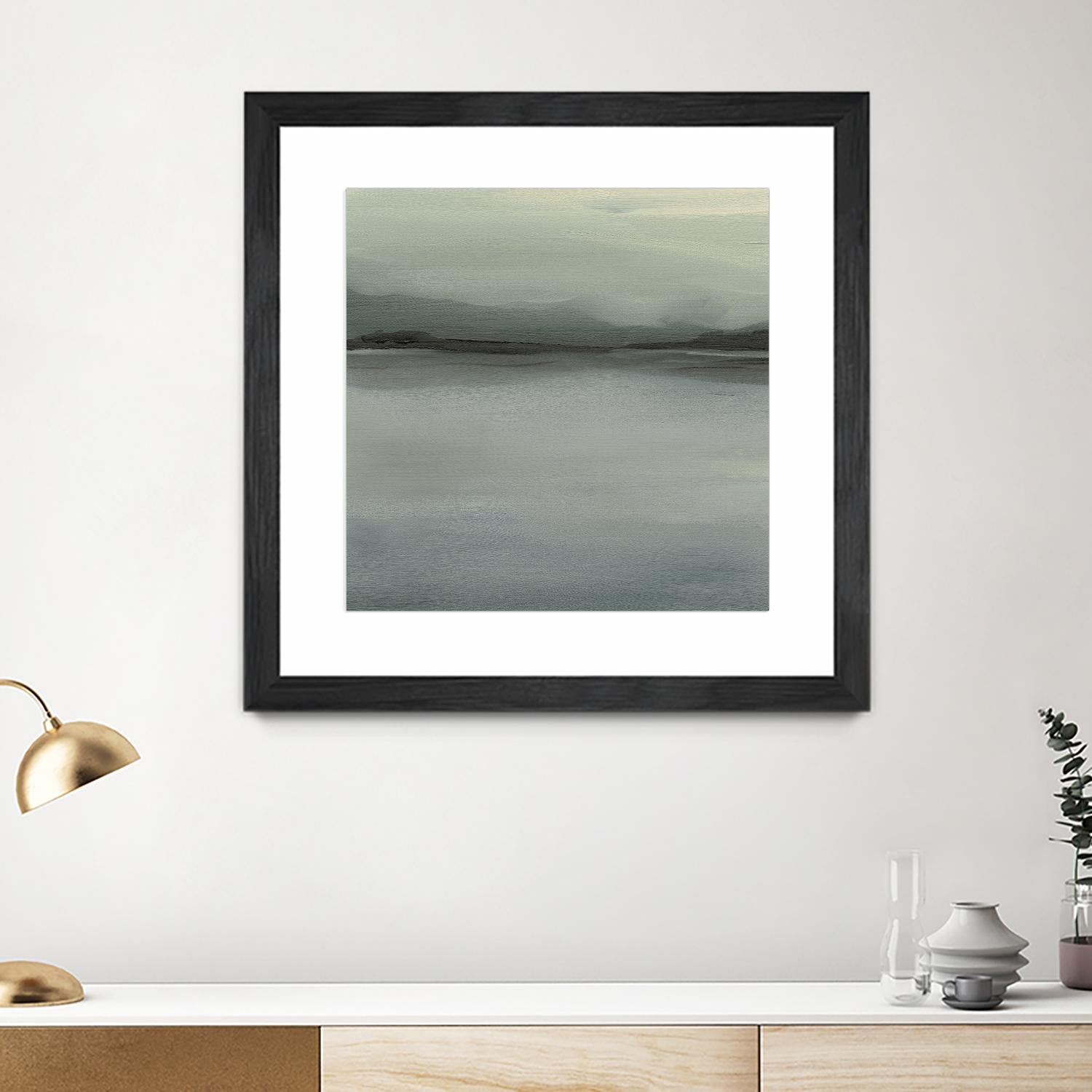 Abstract Horizon VI by Ethan Harper on GIANT ART - blue abstract