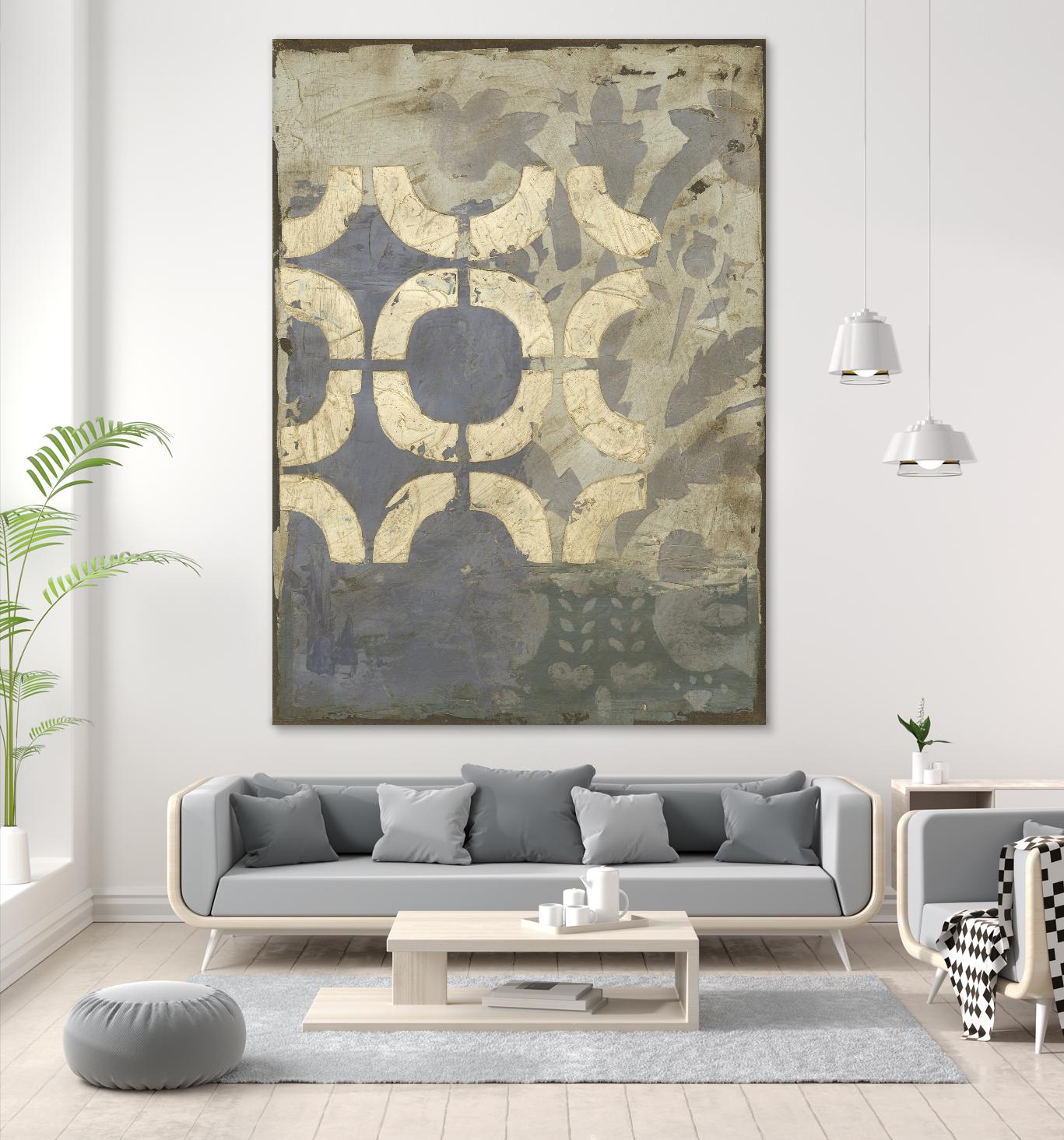 Wisteria II by Megan Meagher on GIANT ART - pink abstract