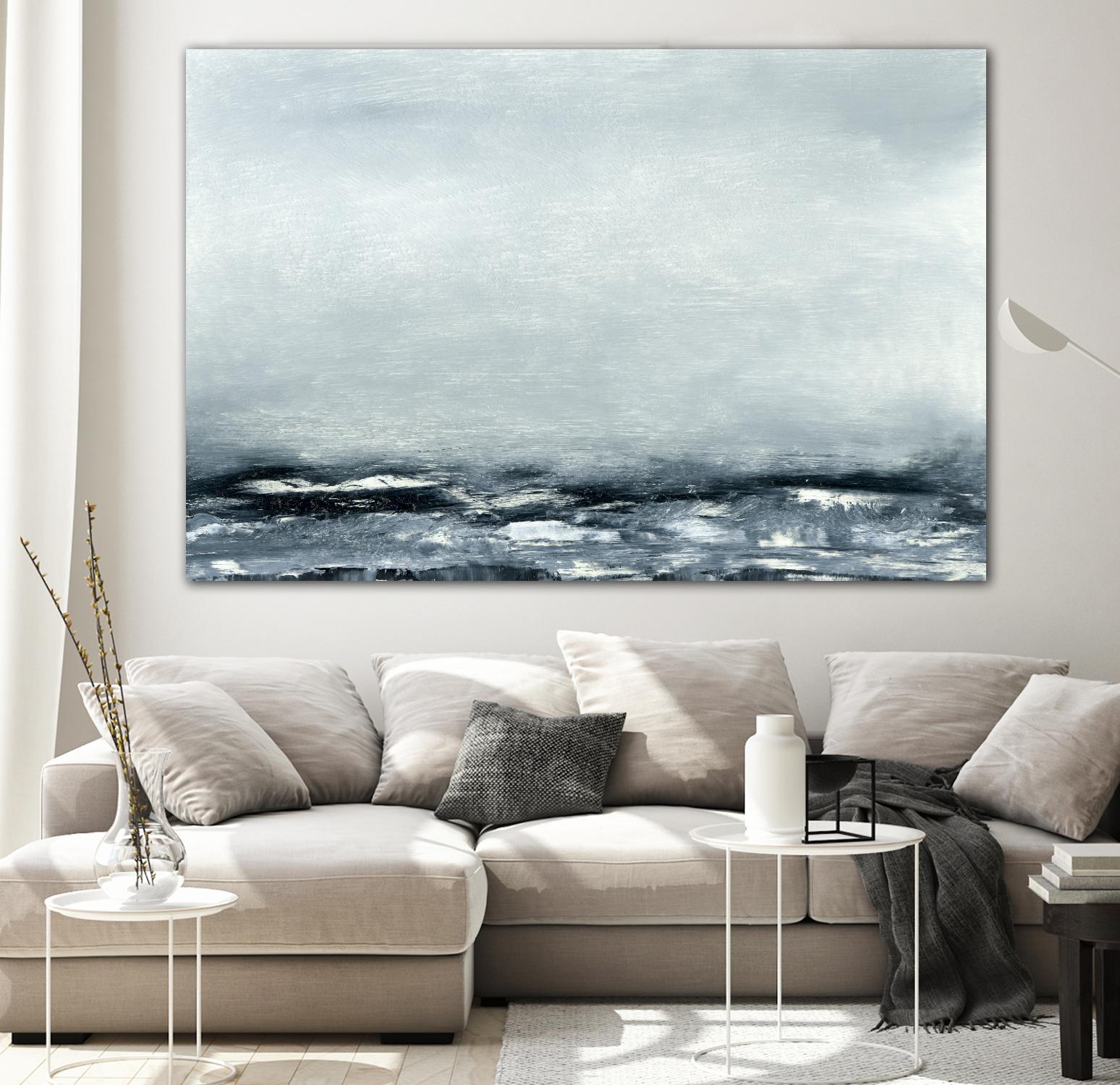Sea View IV by Sharon Gordon on GIANT ART - blue costal ocean