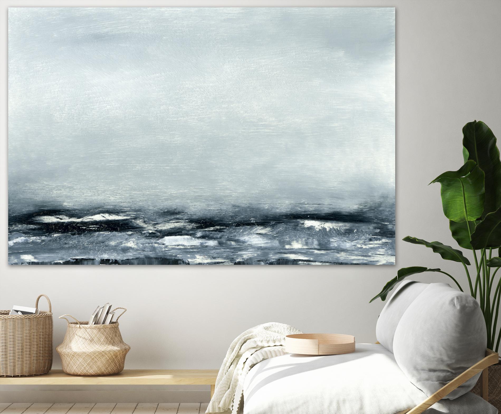 Sea View IV by Sharon Gordon on GIANT ART - blue costal ocean