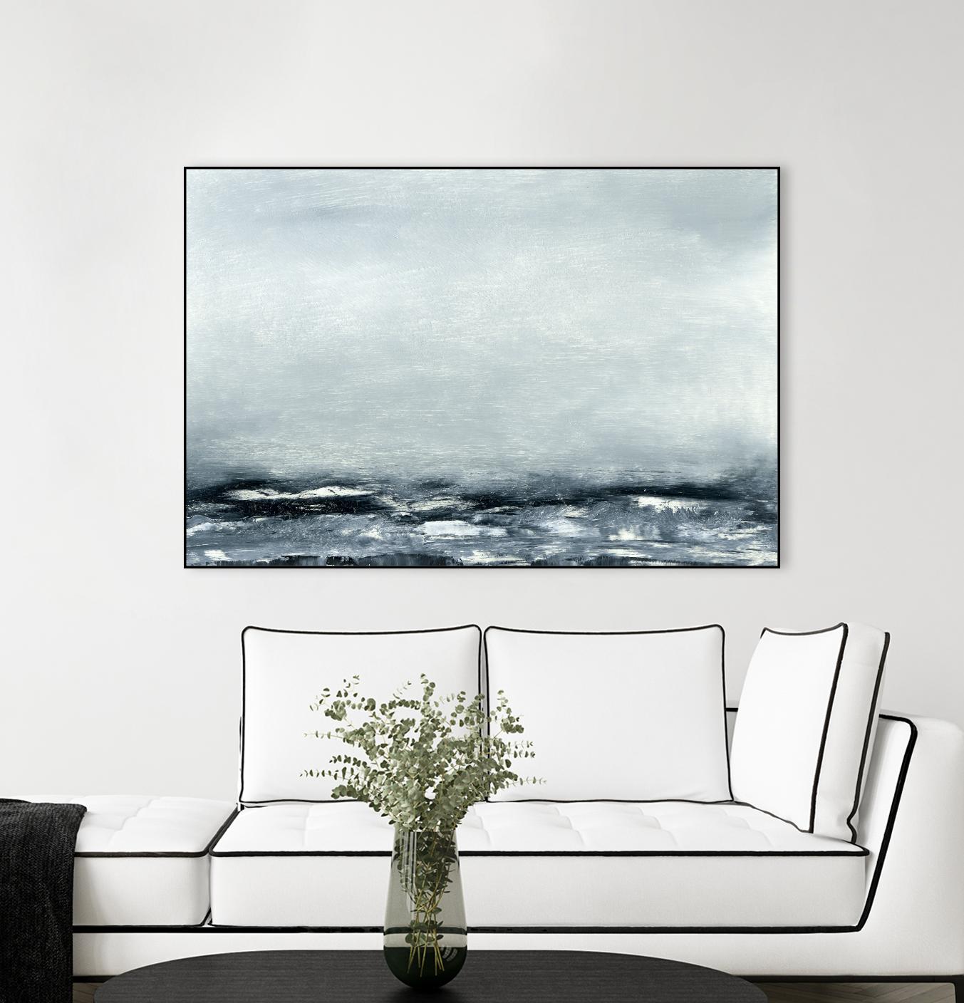 Sea View IV by Sharon Gordon on GIANT ART - blue costal ocean
