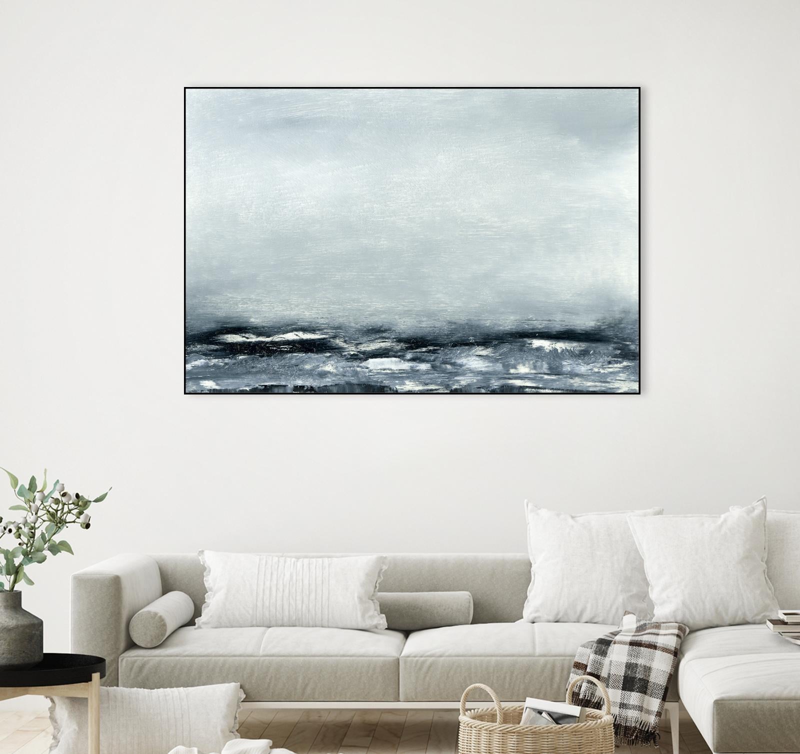 Sea View IV by Sharon Gordon on GIANT ART - blue costal ocean